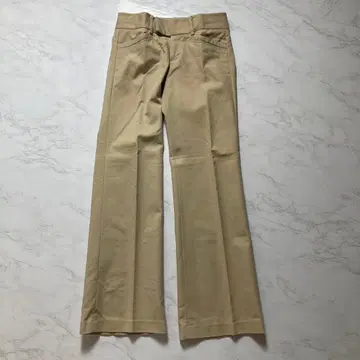 새상품급 유니클로 세미 플레어 팬츠 슬랙스 베이지 허리 55 XS 상당