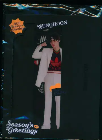 ENHYPEN 2023 시즌 그리팅 성훈 스탠드 팝업 카드 박스