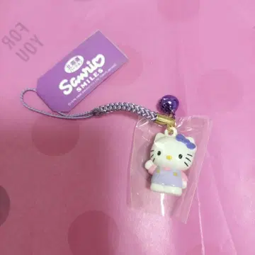 헬로키티 스트랩 퍼플