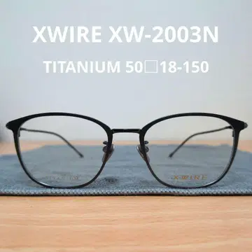 XWIRE 티타늄 프레임 XW-2003N 건메탈 블랙 사바에 안경