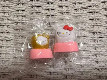 산리오 캐릭터즈 다 같이 되자! 치아 키티 레어 노멀 세트