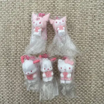 헬로키티 캡슐 토이 5체 세트 산리오 사쿠라