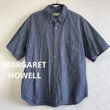 마가렛호웰 네이비 컬러 남성용 봄/여름 코튼 100% 메이드 인 재팬