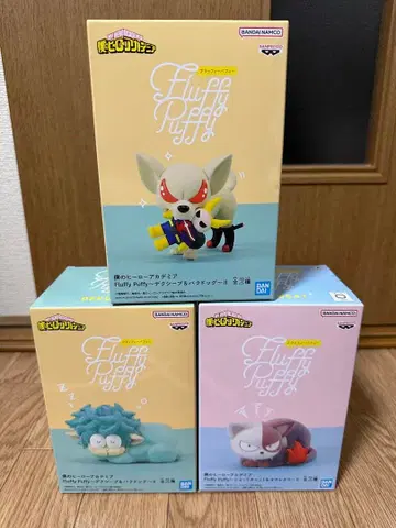 히로아카 데쿠쉽 바쿠독 숏캣 오챠네코 피규어 세트