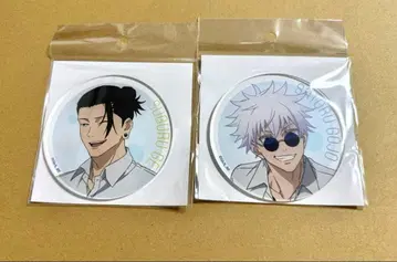 주술회전 회옥 옥절 아크릴 코스터 게토 스구루 고죠 사토루 2점 세트