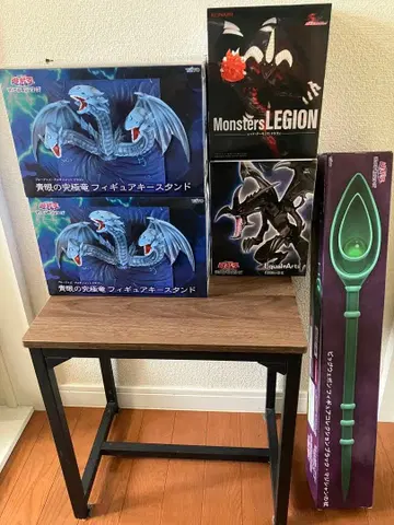 유희왕 피규어 스탠드 등 5점 세트