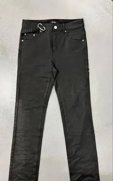 goar.archive 스트레이트 오일 팬츠