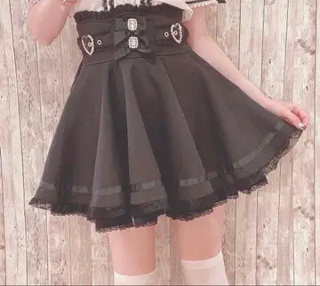 LIZ LISA 볼륨 플레어 스커트