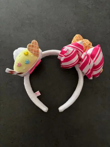 하모니랜드 아이스크림 썸머 헬로키티 머리띠