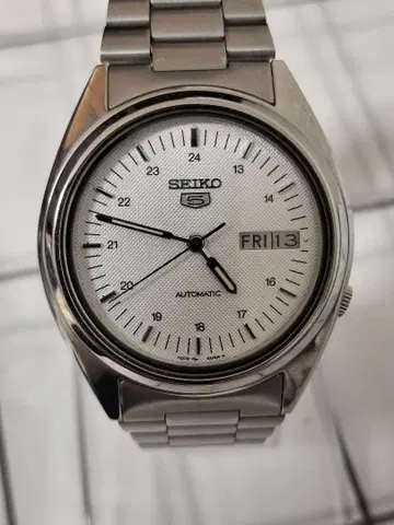 1985년 SEIKO 5 자동 와인딩 7009-3040 세이코5 실버