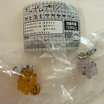 폼폼푸딩 메지루시 액세서리 머핀 베이글 2종 세트