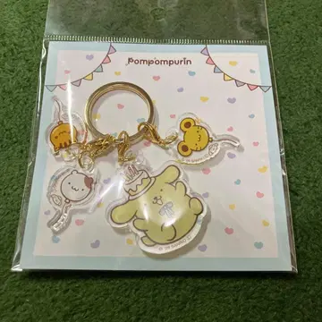 폼폼푸딩 아크릴 키링