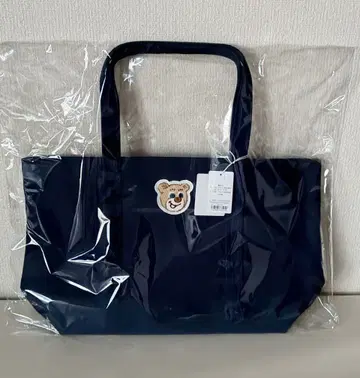 페이러 올드 테디 토트백 네이비 LL 빅 사이즈