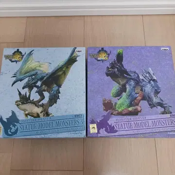 몬스터 헌터 동상 모델 피규어 2종 세트