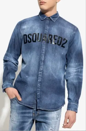 DSQUARED2 데님 셔츠