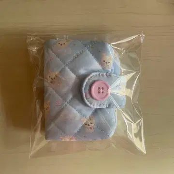 리락쿠마 코리락쿠마 코인 케이스 천사 스카이블루 퀼팅 새상품 미개봉