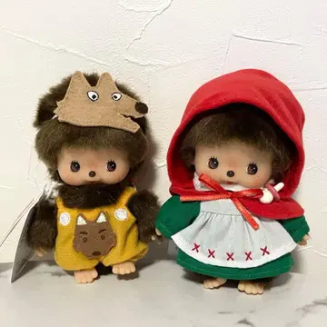 몬치치 베비치치 봉제 인형 리바이벌 놀이회 빨간 망토 늑대