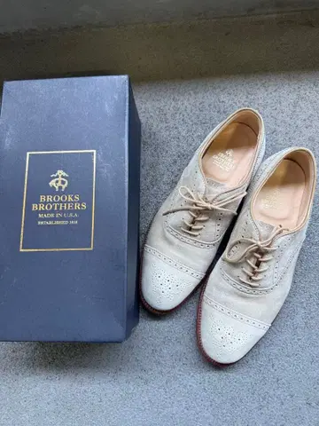 ALDEN x 브룩스브라더스 96701 스웨이드 신발 알든