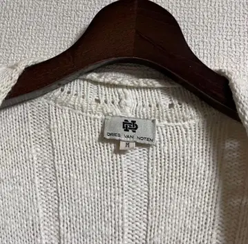 80s DRIES VAN NOTEN 벨기에제 코튼 니트 가디건