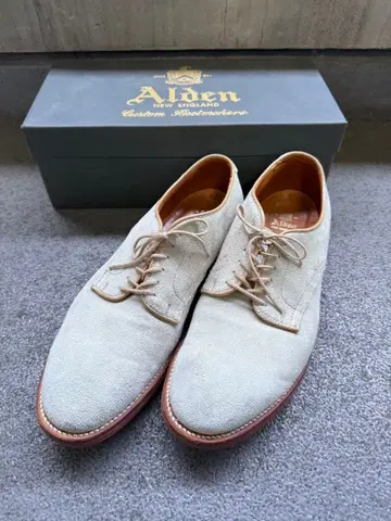 ALDEN 스웨이드 플레인 토 슈즈 알든 N6436 10D