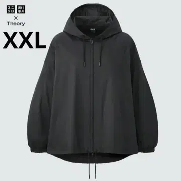 UNIQLO x Theory UV컷 후드티 블랙 XXL 사이즈