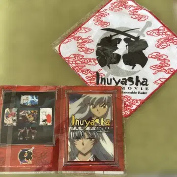 이누야샤 영화 엽서, 타월 손수건 세트