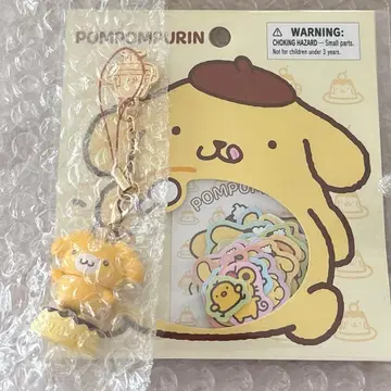 폼폼푸딩 30주년 스티커 스트랩