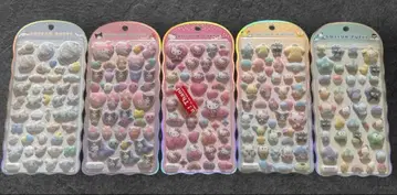 산리오 캐릭터 코튼 퍼피 씰 하피단부이 시나모롤 키티