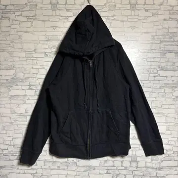 유니클로 UNIQLO 블랙 풀 집업 후드티 여성용 상의 XL 사이즈