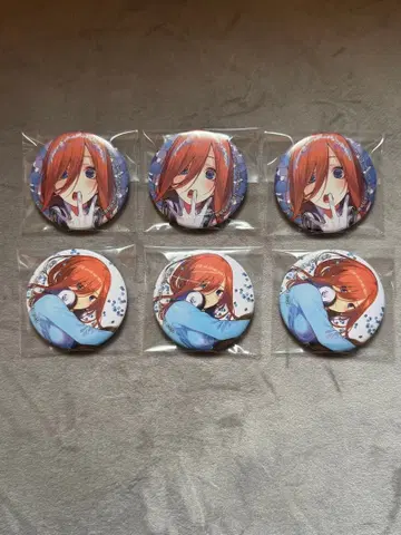 5등분의 신부 제일복권 캔뱃지 미쿠