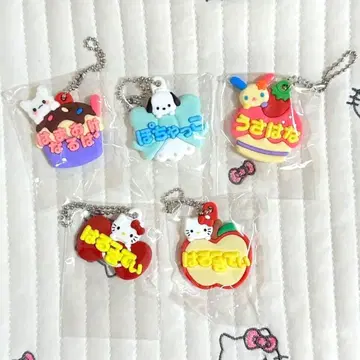 산리오 메르헨 공방 이름 홀더 캡슐 토이 5개 세트