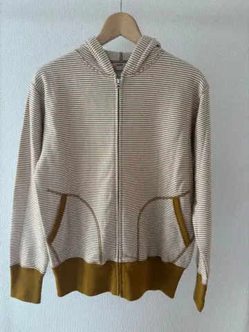 MWS 스트라이프 풀 집업 후드티