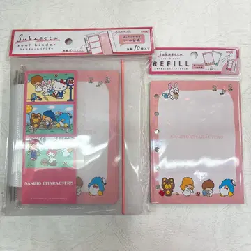스키페타씰바인더&리필 산리오레트로