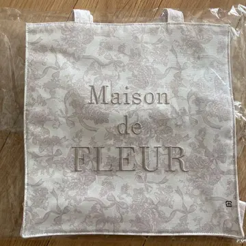 [ 미사용 새상품 ] Maison de FLEUR 꽃무늬 토트백