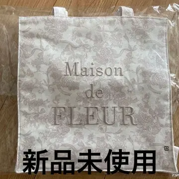 [ 미사용 새상품 ] Maison de FLEUR 꽃무늬 토트백