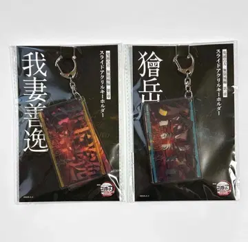 귀멸의 칼날 슬라이드 아크릴 키링 아가츠마 젠이츠 카이가쿠