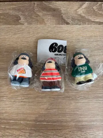 Boodo 피규어 & 마스코트 컬렉션 가챠 맨투맨 3종 세트