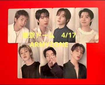 BTS ARIRANG 도쿄돔 ARMYZONE 트레이딩 카드 7장 아미