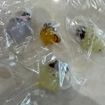 폼폼푸딩 메지루시 액세서리 4개 세트