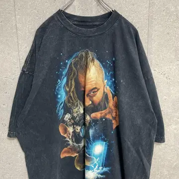 WWF 브레이 와이어트 프로레슬링 빅 프린트 그래픽 T셔츠 2XL 정도