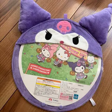 산리오 복슬복슬 부채 커버 쿠로미 남코 미사용 새상품 최애 부채 커버