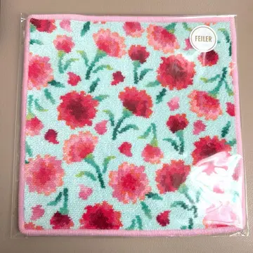 FEILER 페이러 러브러리 카네이션 손수건