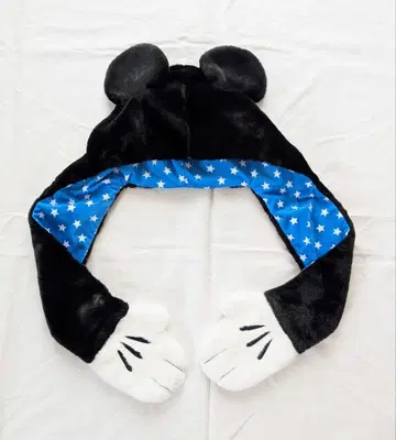 디즈니 리조트 미키마우스 팬캡 머플러