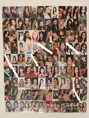 aespa 카리나 지젤 윈터 닝닝 트레이딩 카드 묶음 판매