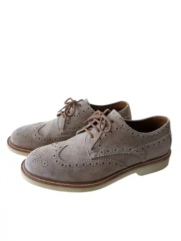 새상품급 브루넬로쿠치넬리 스웨이드 윙팁 슈즈 42사이즈