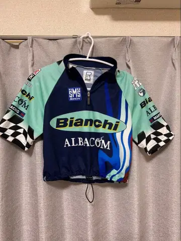 Bianchi ALBACOM 게임 의류 리메이크 구제 의류 반팔
