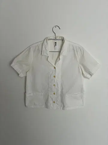 [ MHL ] 반팔 오픈 카라 셔츠