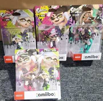 amiibo 스프라툰 시오카라즈 세트 아오리 반딧불이 4점 세트