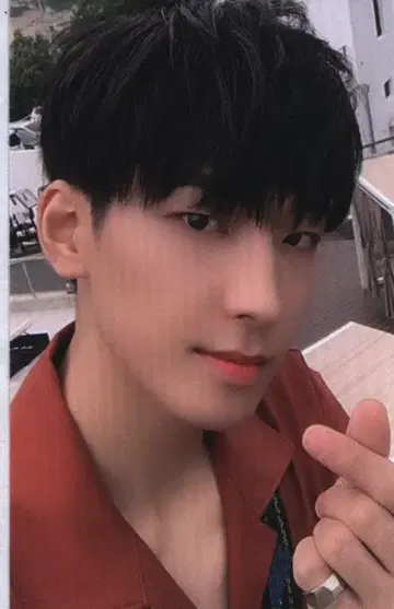 SEVENTEEN YOU MAKE MY DAY 원우 트레이딩 카드 핑크