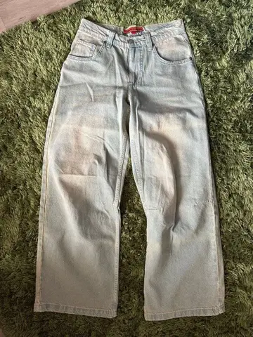 Jaded london 배기 데님 데님 팬츠